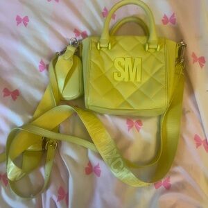 Quilted Yellow Steve Madden Handbag